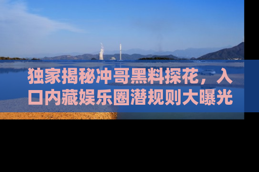 独家揭秘冲哥黑料探花，入口内藏娱乐圈潜规则大曝光