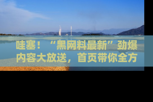 哇塞！“黑网料最新”劲爆内容大放送，首页带你全方位了解哦，小可爱们