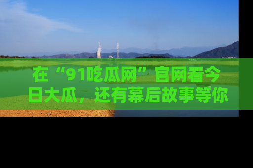 在“91吃瓜网”官网看今日大瓜，还有幕后故事等你来挖掘！