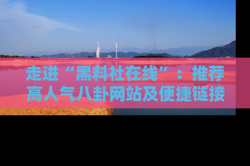 走进“黑料社在线”：推荐高人气八卦网站及便捷链接的全面指南